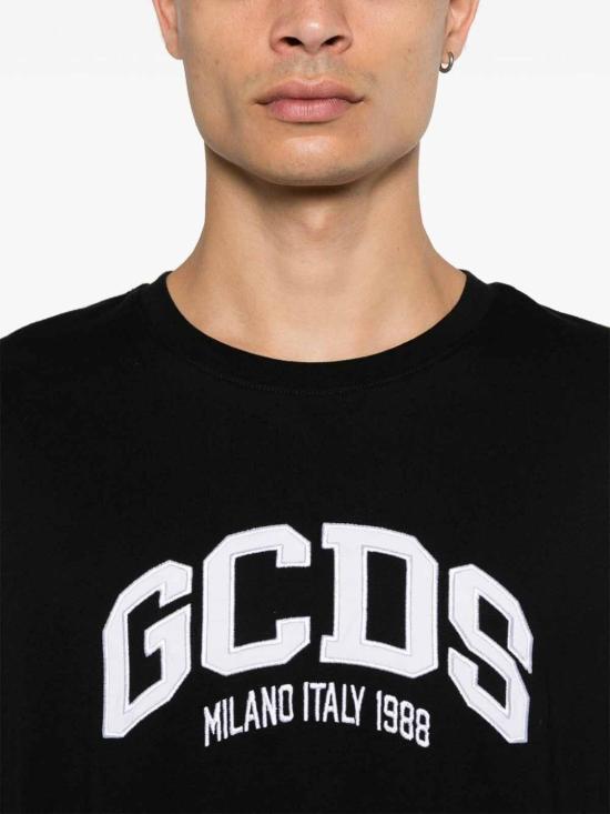  지씨디에스 반팔 티셔츠 A2OM2304JB999 Black - GCDS