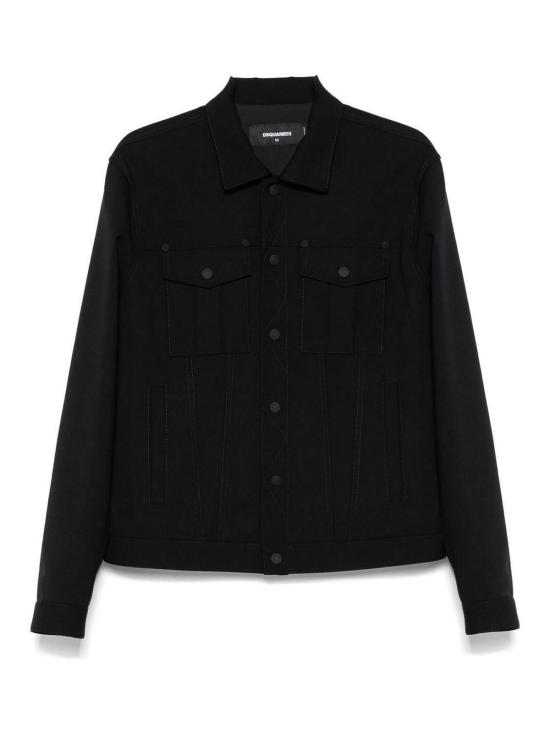 24FW 디스퀘어드2 자켓 S74AM1530S40320900C Black