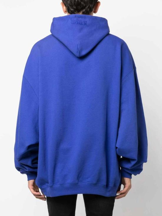  베트멍 후드 티셔츠 UE54HD500NROYAL Blue - VETEMENTS