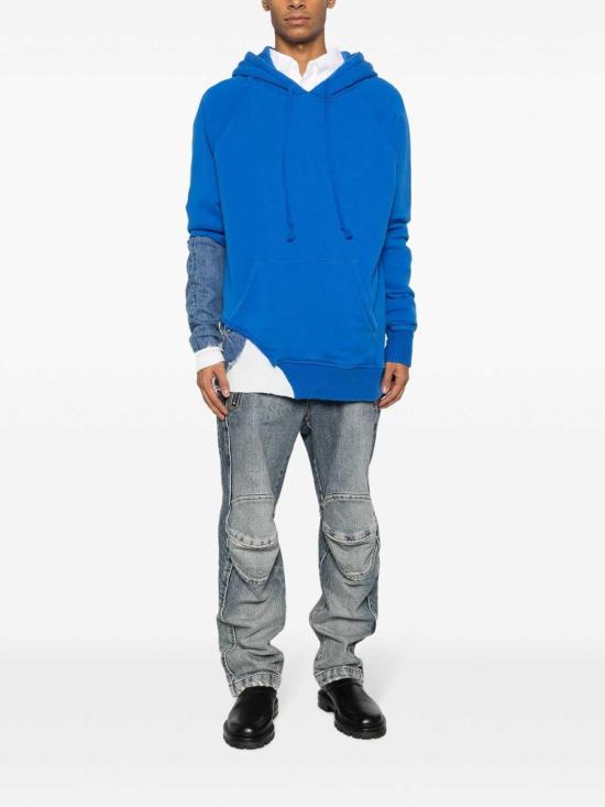  그렉로렌 후드 티셔츠 GM307MEDIUM Blue - GREG LAUREN