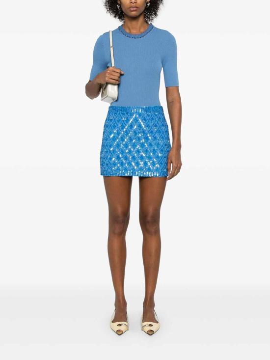  파로쉬 숏 스커트 GILDD630604046 Blue - PAROSH