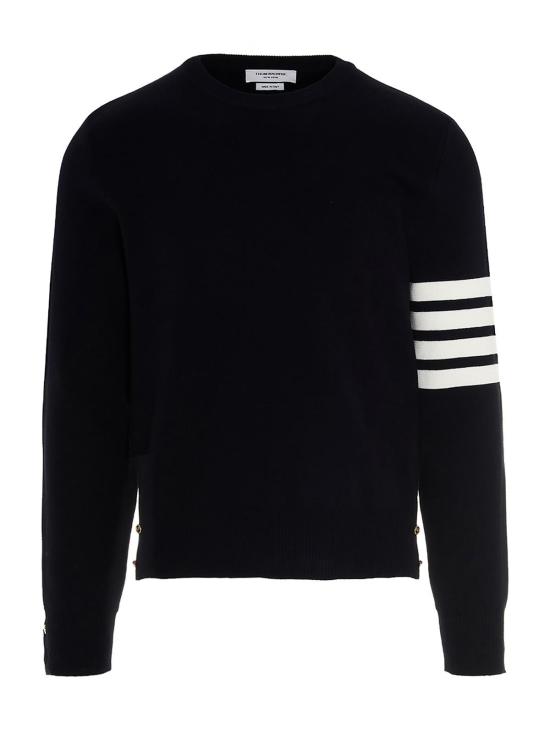 26SS 톰브라운 코튼 크레이프 4바 풀오버 MKA202A00219415 Blue - THOM BROWNE