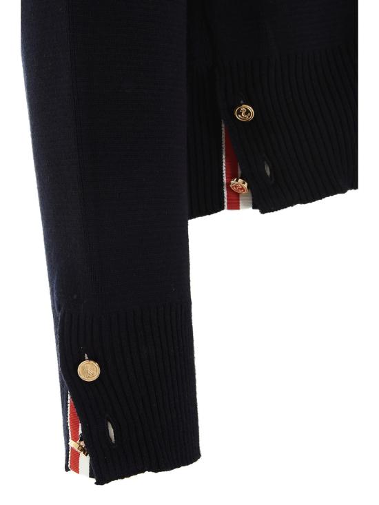 26SS 톰브라운 코튼 크레이프 4바 풀오버 MKA202A00219415 Blue - THOM BROWNE