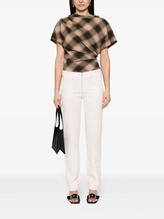  뮤지에 스트레이트 팬츠 0923MAMAECRU Light Beige - MUSIER