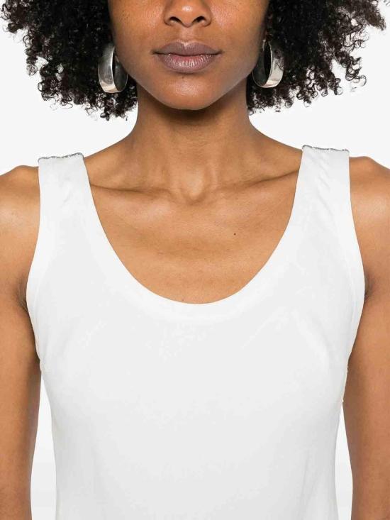  브루넬로 쿠치넬리 롱 원피스 MH126A5316C600 White - BRUNELLO CUCINELLI