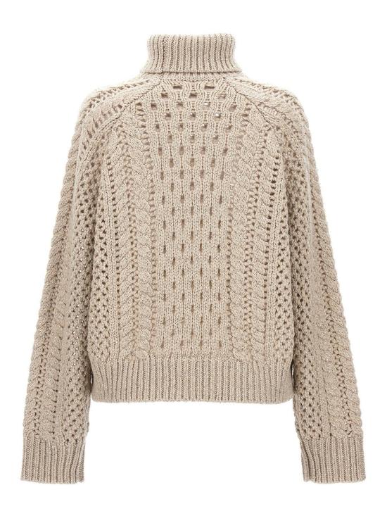  브루넬로 쿠치넬리 터틀넥 MPA361103CYY04 Beige - BRUNELLO CUCINELLI