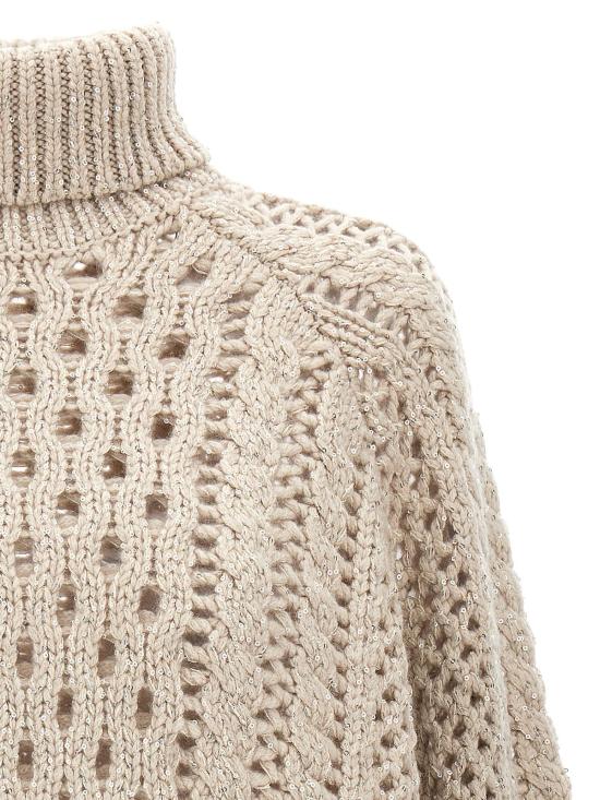  브루넬로 쿠치넬리 터틀넥 MPA361103CYY04 Beige - BRUNELLO CUCINELLI