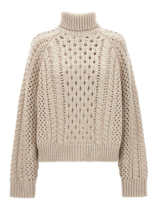  브루넬로 쿠치넬리 터틀넥 MPA361103CYY04 Beige