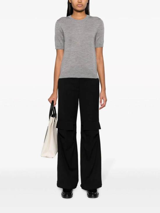  파로쉬 스트레이트 팬츠 LILIUXY23D232265013 Black - PAROSH