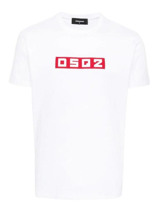  디스퀘어드2 반팔 티셔츠 S74GD1223S23009100C White