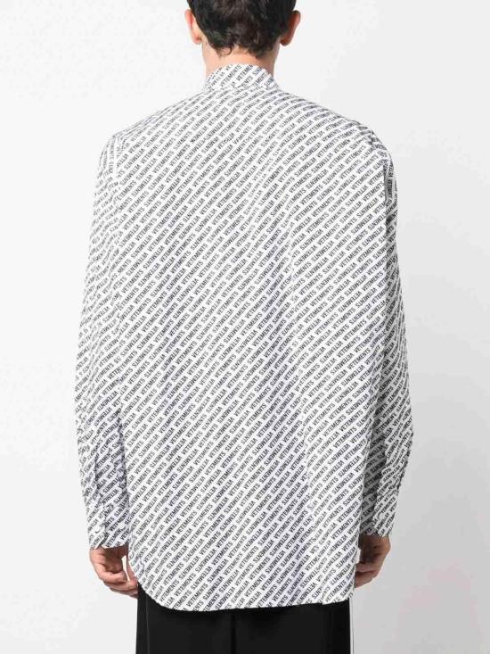  베트멍 긴팔 셔츠 UE54SH200WWHITE Black - VETEMENTS