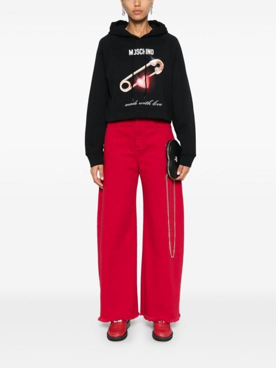 24FW 모스키노 스웨터 A171055281555555C Black - MOSCHINO