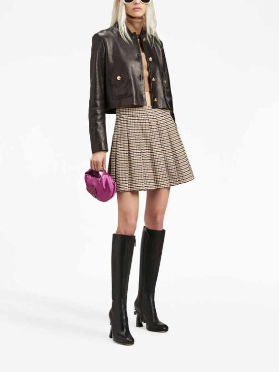  팜앤젤스 숏 스커트 PWCU005F23FAB0016061 Beige - PALM ANGELS