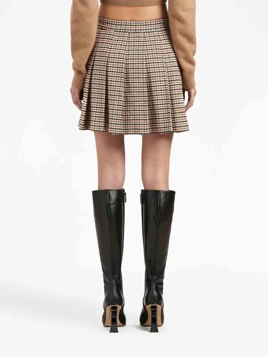  팜앤젤스 숏 스커트 PWCU005F23FAB0016061 Beige - PALM ANGELS