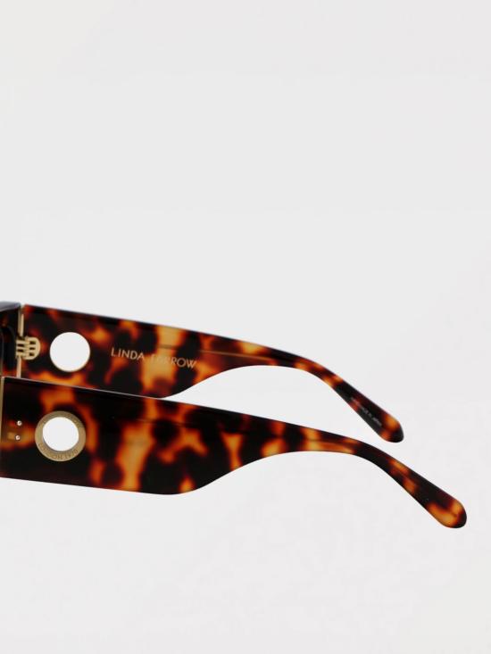 26SS 린다페로우 선글라스 LFL1297C6SUN6 T SHELL YELLOW GOLD LIGHT BLUE Brown - LINDA FARROW