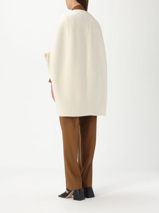 25FW 막스마라 플라시도 캐시미어 코트 2511011061600 001 White - MAX MARA