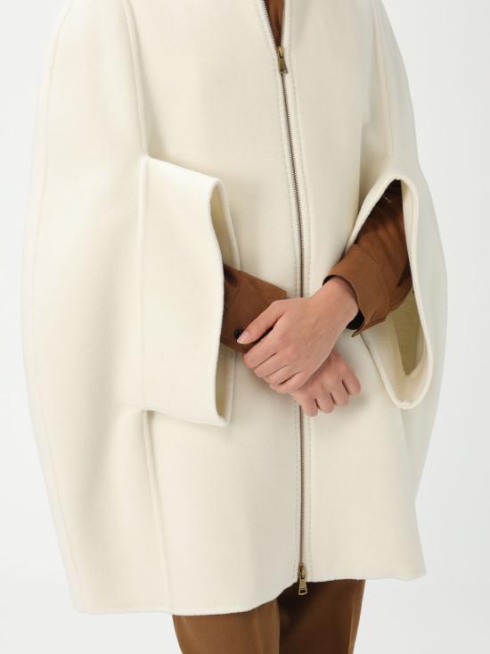 25FW 막스마라 플라시도 캐시미어 코트 2511011061600 001 White - MAX MARA