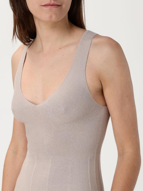 25SS 엠포리오 아르마니 롱 원피스 EW001449 AF15108 U8020 Beige - EMPORIO ARMANI