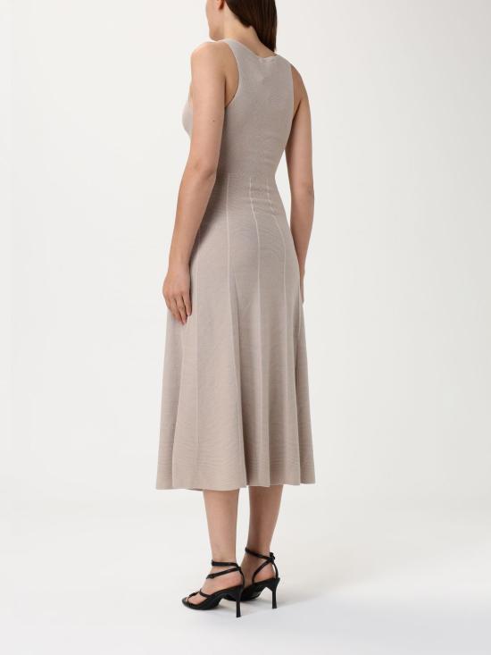 25SS 엠포리오 아르마니 롱 원피스 EW001449 AF15108 U8020 Beige - EMPORIO ARMANI