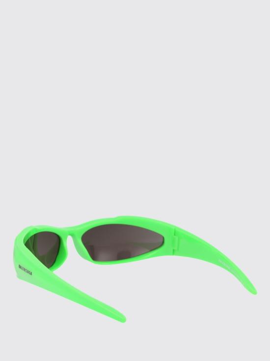 26SS 발렌시아가 선글라스 BB0253S 005 Green - BALENCIAGA