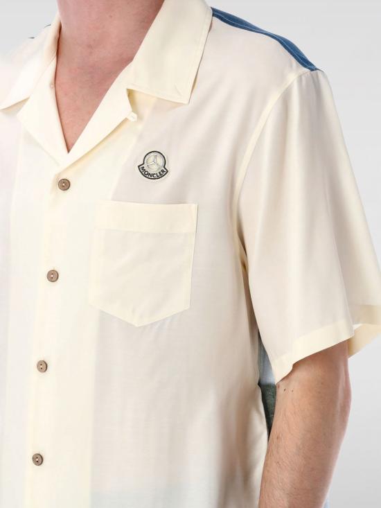 25FW 몽클레어 반팔 셔츠 K14012F00001M5921 041 White - MONCLER