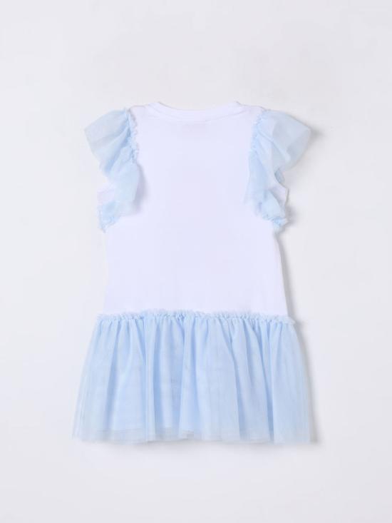 25FW [키즈] 모나리자 원피스 19E9185001 9952 White - MONNALISA