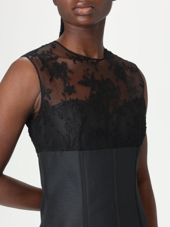 25SS 알렉산더 맥퀸 민소매 티셔츠 832038QEAGE 1000 Black - ALEXANDER MCQUEEN