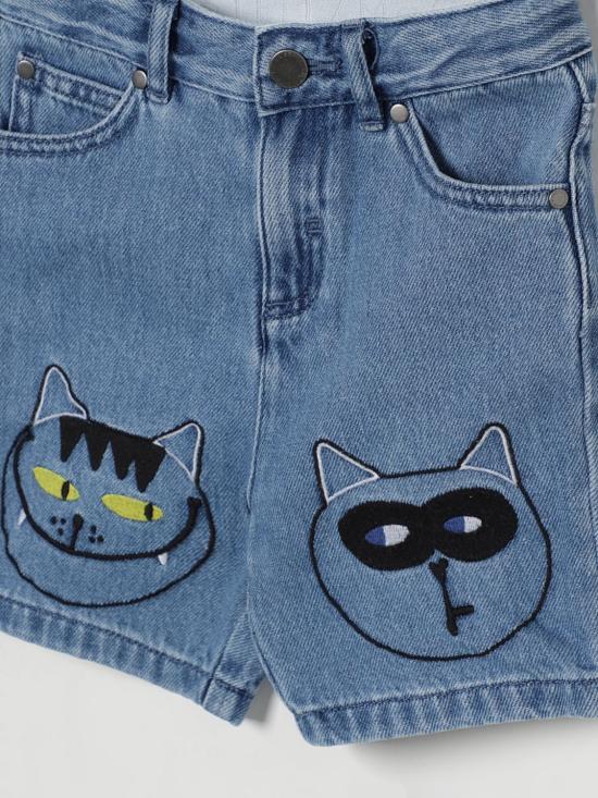 25SS [키즈] 스텔라 맥카트니 쇼츠/버뮤다 TW6P79Z0746 633 Blue - STELLA MCCARTNEY