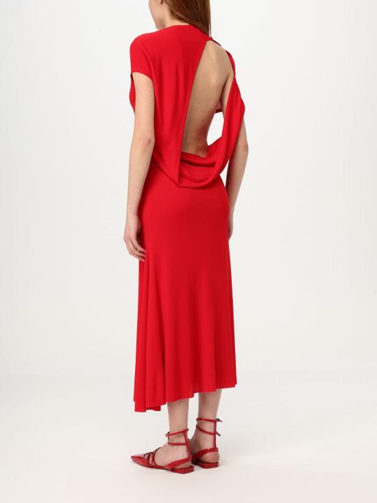 25SS 자크뮈스 롱 원피스 243DR1931026 470 Red - JACQUEMUS