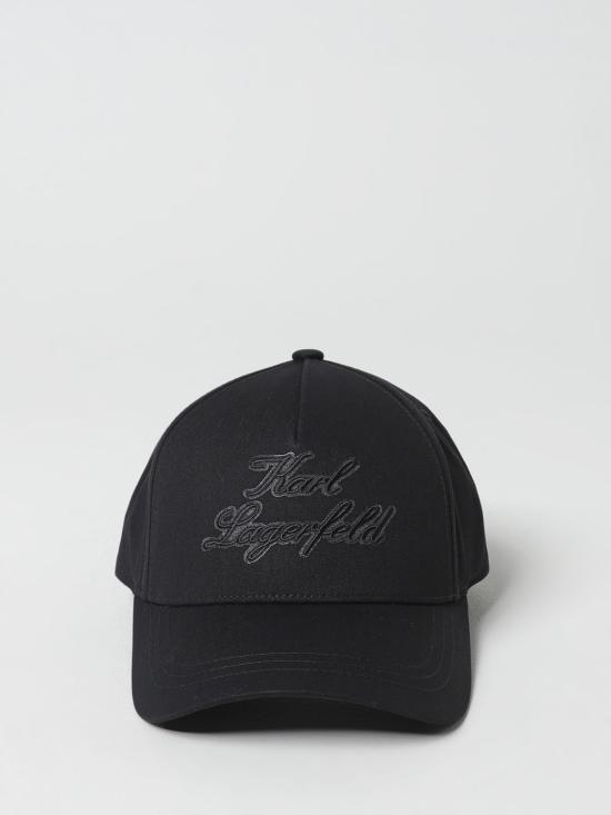 25SS 칼라거펠트 볼캡 KM805611 990 Black - KARL LAGERFELD