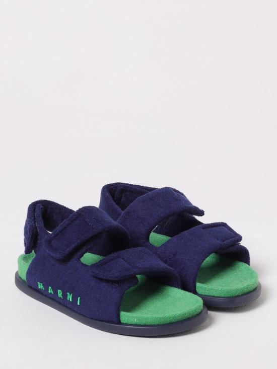 25SS [키즈] 마르니 샌들 79561 3 Blue - MARNI