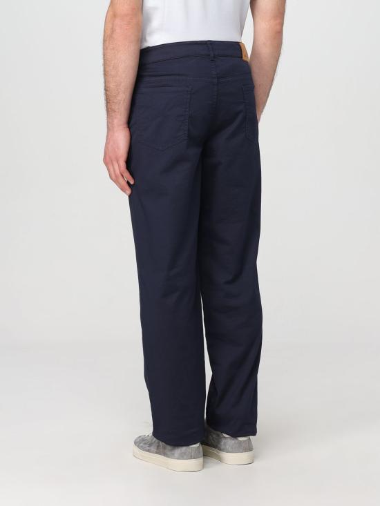 25SS 브루넬로 쿠치넬리 스트레이트 팬츠 M289LI1780 C2517 Blue - BRUNELLO CUCINELLI