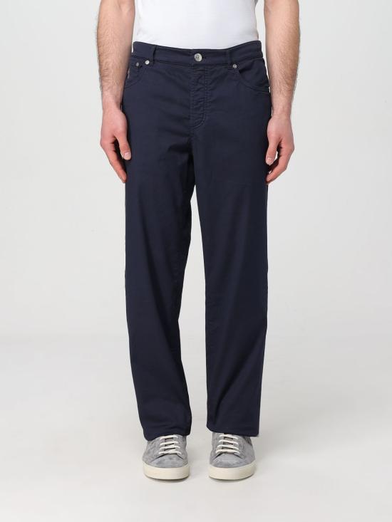 25SS 브루넬로 쿠치넬리 스트레이트 팬츠 M289LI1780 C2517 Blue