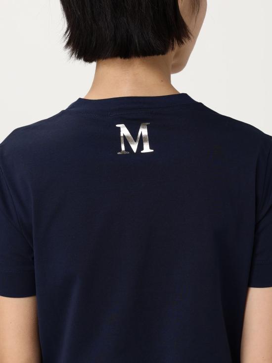 25FW 에스막스마라 반팔 티셔츠 2519971033600 009 Navy - 'S MAX MARA