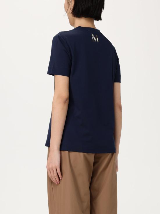 25FW 에스막스마라 반팔 티셔츠 2519971033600 009 Navy - 'S MAX MARA