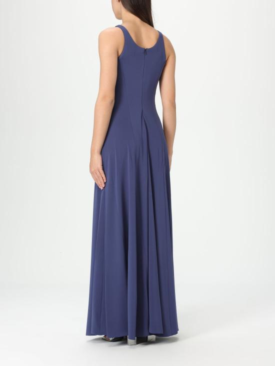 25FW 엠포리오 아르마니 롱 원피스 EW001633AF14054 UB084 Blue - EMPORIO ARMANI