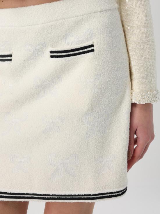 25SS 셀프 포트레이트 숏 스커트 RS25111SKC CREAM Yellow Cream - SELF PORTRAIT