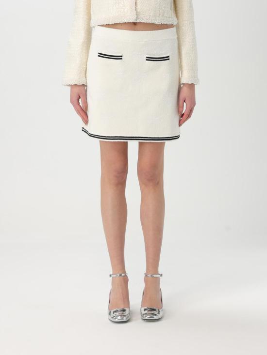 25SS 셀프 포트레이트 숏 스커트 RS25111SKC CREAM Yellow Cream