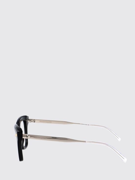 25FW 알렉산더 맥퀸 안경 AM0484O 001 Black - ALEXANDER MCQUEEN