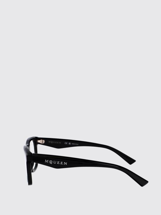 25FW 알렉산더 맥퀸 안경 AM0475O 001 Black - ALEXANDER MCQUEEN
