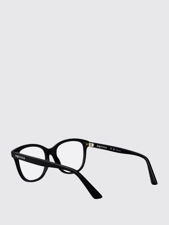 25FW 알렉산더 맥퀸 안경 AM0487O 001 Black - ALEXANDER MCQUEEN
