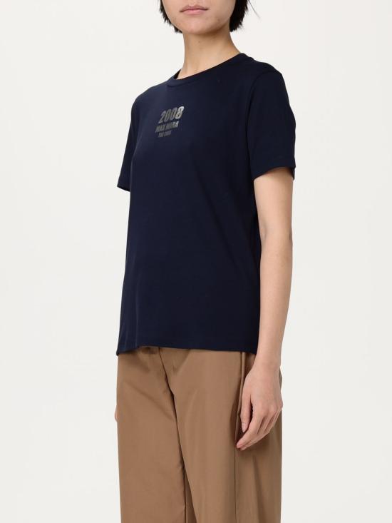 25FW 에스막스마라 반팔 티셔츠 2519971011600 004 Blue - 'S MAX MARA