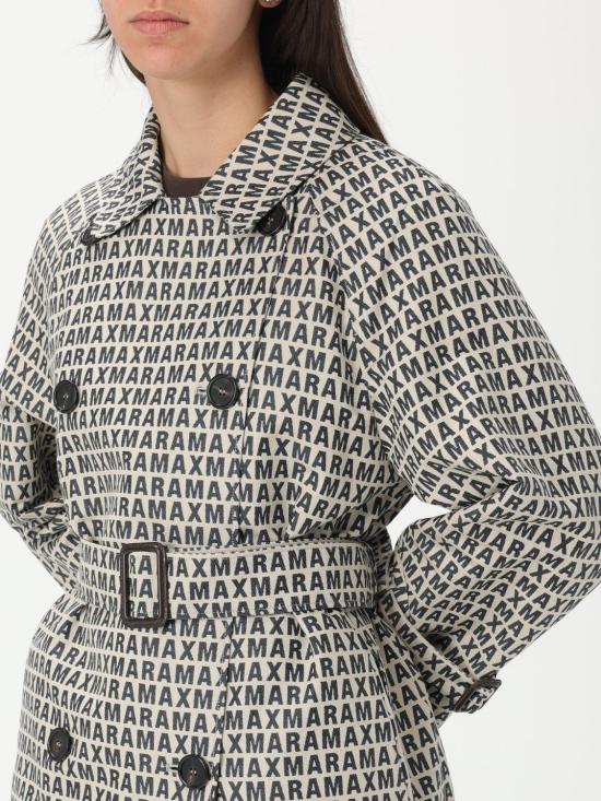 25FW 막스마라 더 큐브 트렌치 코트 2519021124600 001 Blue - MAXMARA THE CUBE