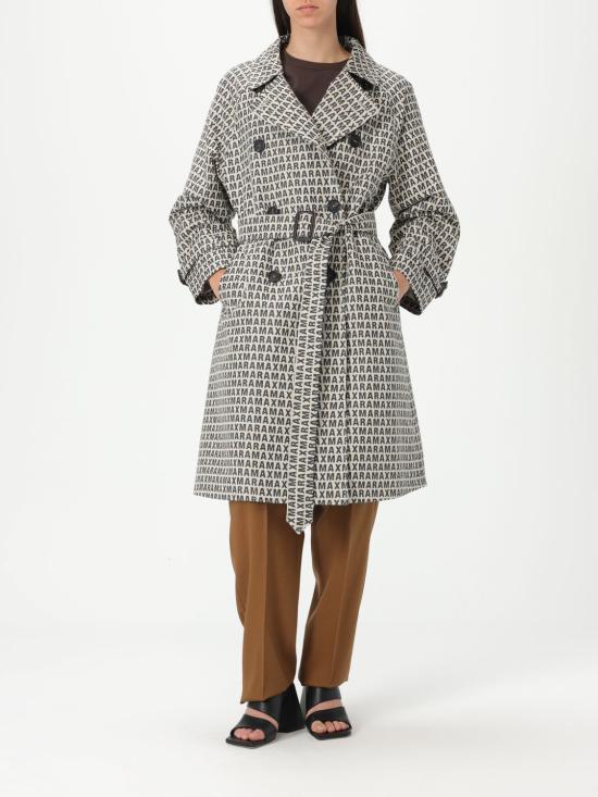 25FW 막스마라 더 큐브 트렌치 코트 2519021124600 001 Blue - MAXMARA THE CUBE