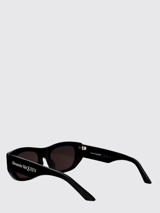 25FW 알렉산더 맥퀸 선글라스 AM0450S 001 Black - ALEXANDER MCQUEEN