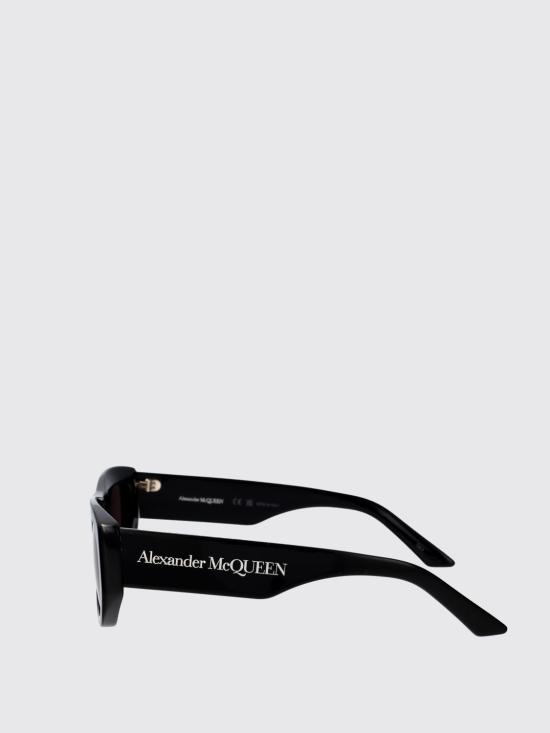 25FW 알렉산더 맥퀸 선글라스 AM0450S 001 Black - ALEXANDER MCQUEEN