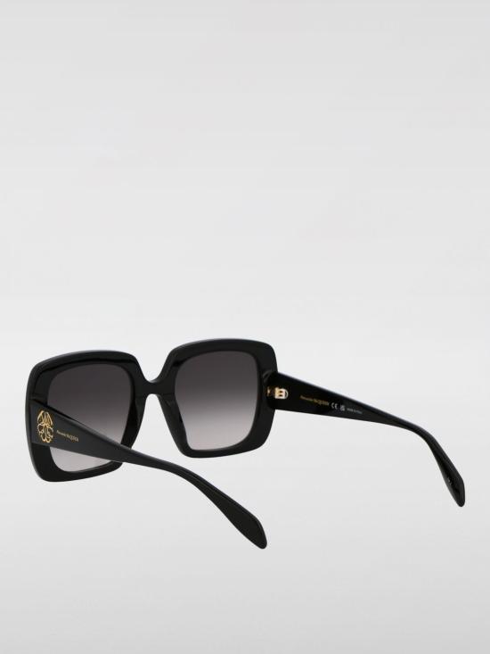 25FW 알렉산더 맥퀸 선글라스 AM0378S 001 Black - ALEXANDER MCQUEEN