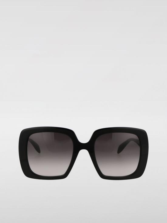 25FW 알렉산더 맥퀸 선글라스 AM0378S 001 Black - ALEXANDER MCQUEEN