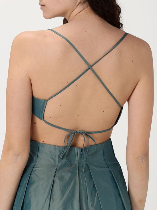 25SS 엠포리오 아르마니 롱 원피스 EW001743 TE10929 U7202 Green - EMPORIO ARMANI