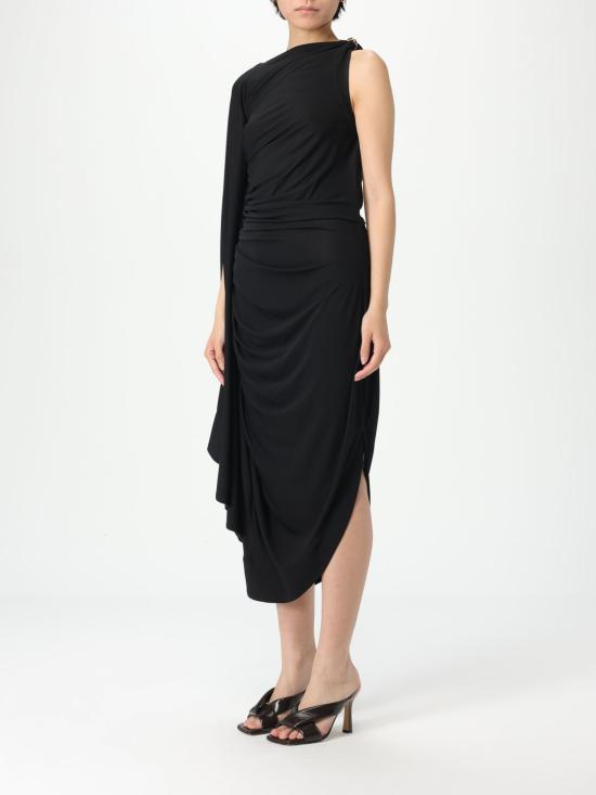 25SS 보테가베네타 롱 원피스 819930V4N20 1000 Black - BOTTEGA VENETA